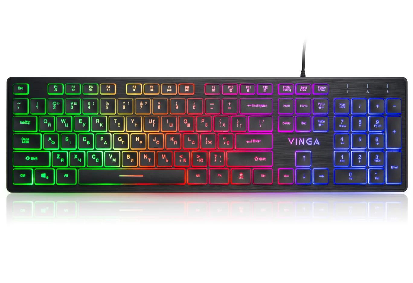 Keyboard Vinga KB410 black
