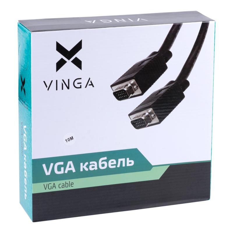 Кабель мультимедийный VGA 10.0m Vinga (VGA03-10.0)