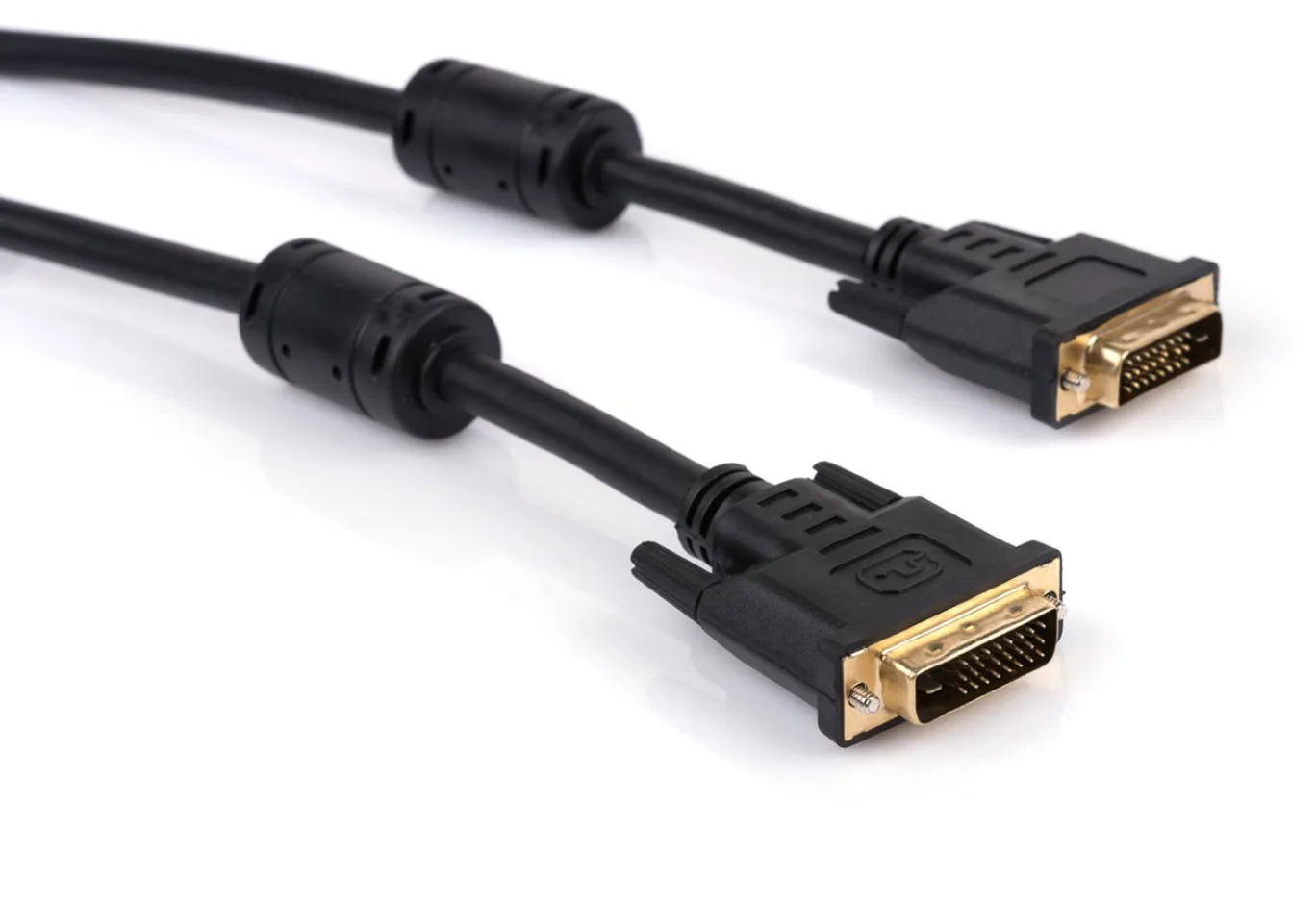 Multimedia cable DVI M to DVI M 1.8m 24+1pin Vinga (DVI01-1.8)