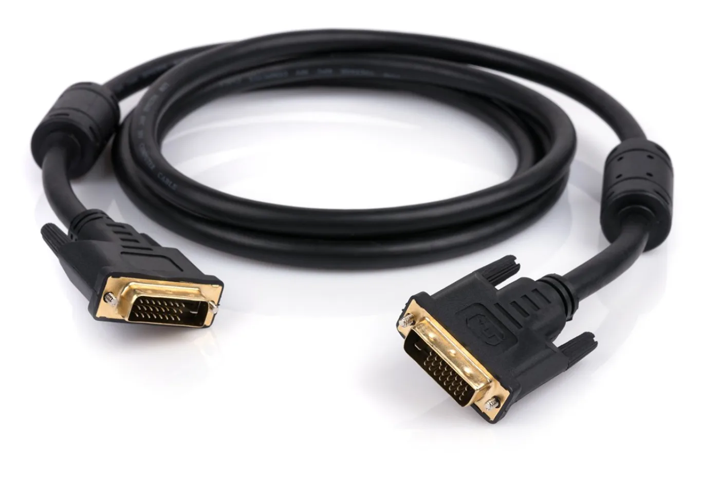 Multimedia cable DVI M to DVI M 1.8m 24+1pin Vinga (DVI01-1.8)