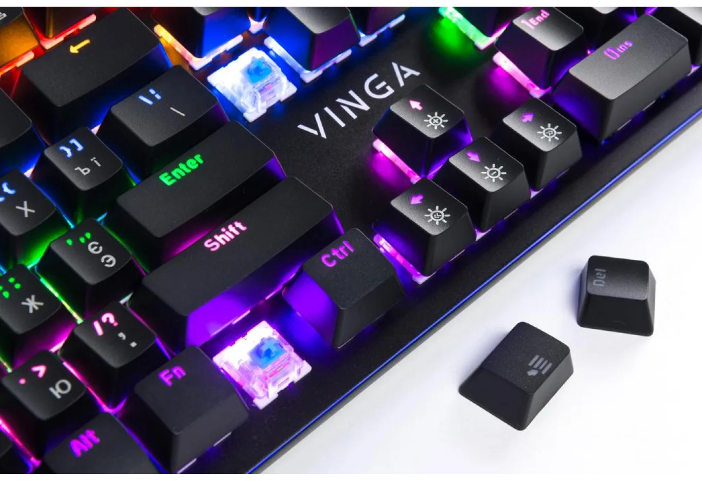 Клавіатура Vinga KBGM160_black