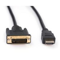 Кабель мультимедійний HDMI M to DVI M 1.8m 24+1pin Vinga (HDMIDVI01-1.8)