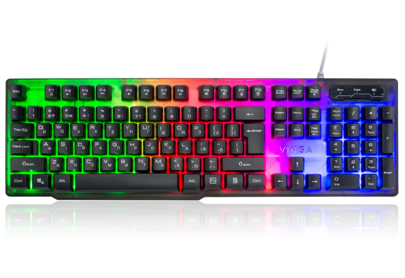 Keyboard Vinga KB414 black