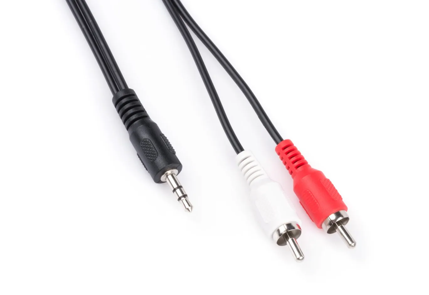 Кабель мультимедійний 3.5mm M to 2xRCA 1.5m Vinga (3.5STM2RCAM01-1.5)
