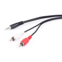 Кабель мультимедійний 3.5mm M to 2xRCA 3.0m Vinga (3.5STM2RCAM01-3.0)