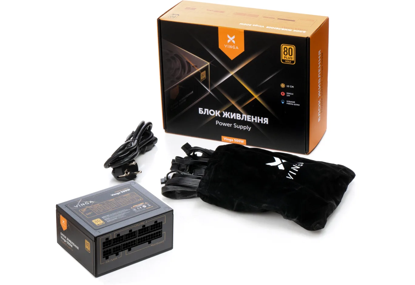 Блок живлення Vinga 500W (SFX-500G)