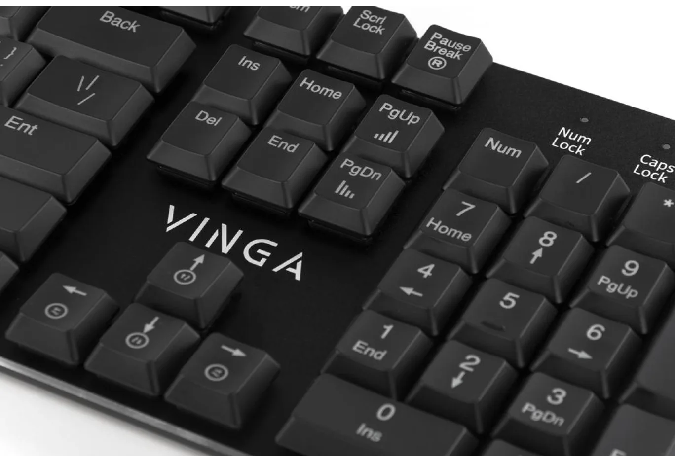 Клавіатура Vinga KBGM-395 black
