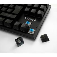 Клавиатура Vinga KBGM-110 87 key LED Blue Switch USB Black (KBGM-110 Black)