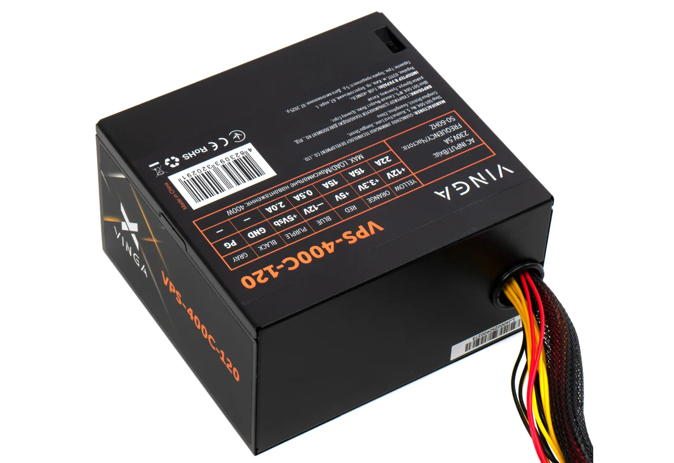 Блок живлення Vinga 400W ОЕМ (VPS-400С-120)