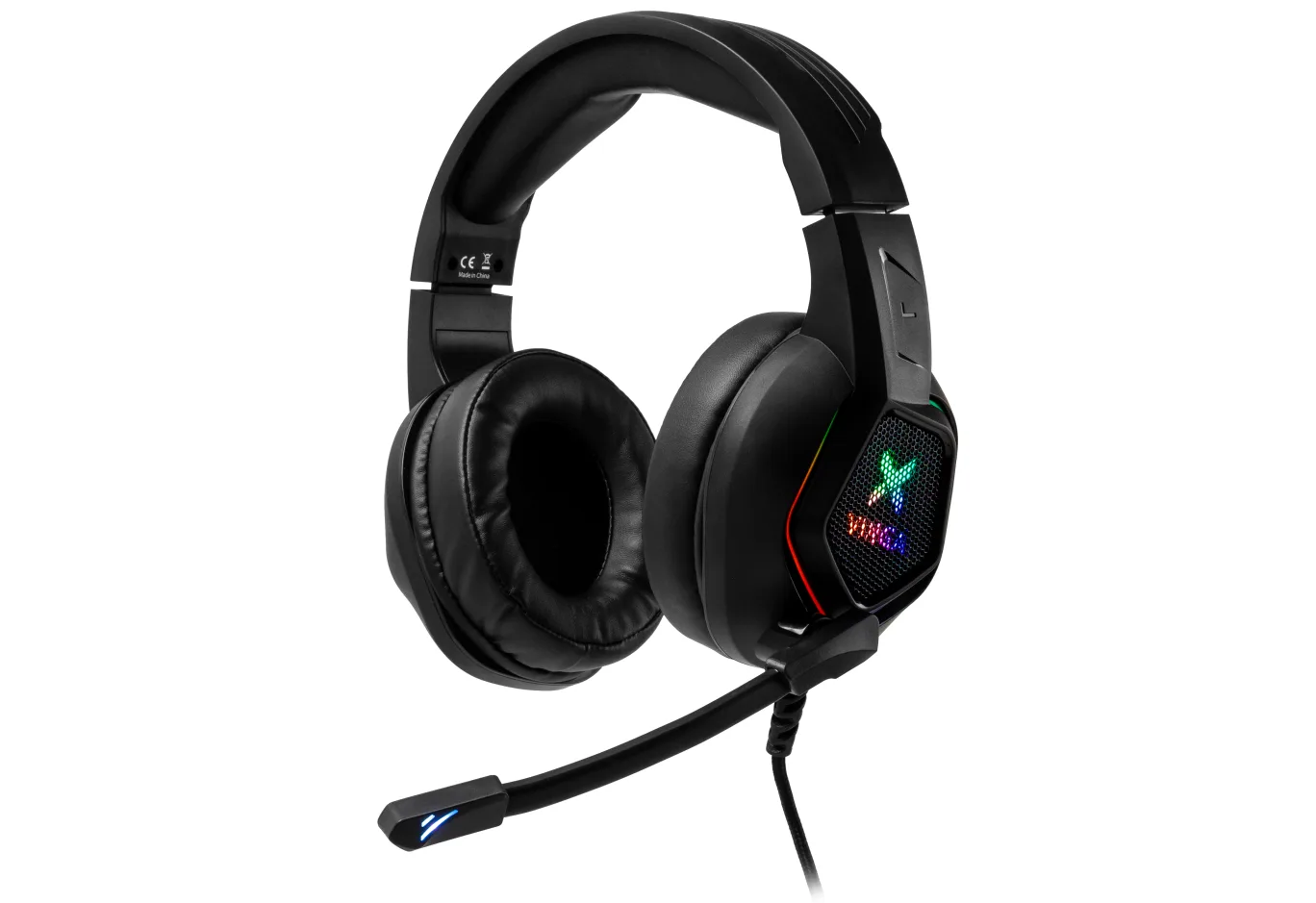 Навушники Vinga HSCU-160 Gaming LED Black (HSCU-160)