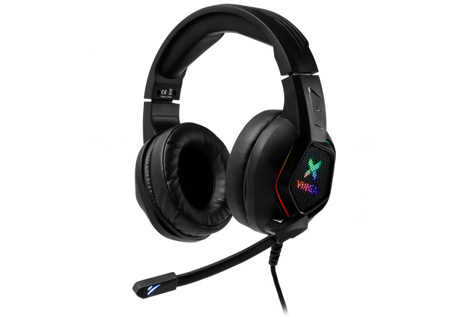 Навушники Vinga HSCU-160 Gaming LED Black (HSCU-160)