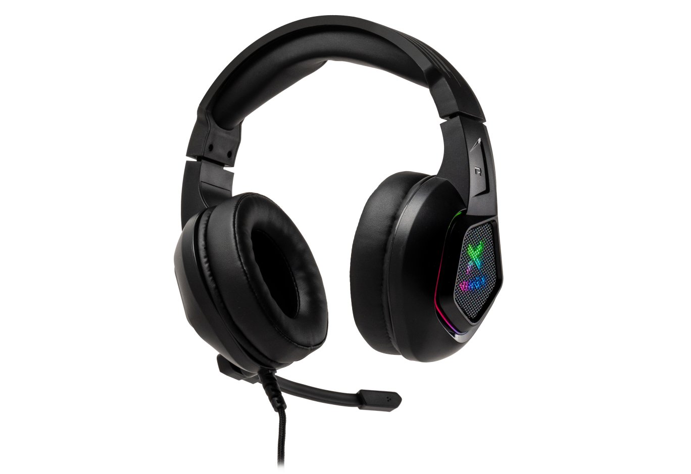 Навушники Vinga HSCU-160 Gaming LED Black (HSCU-160)