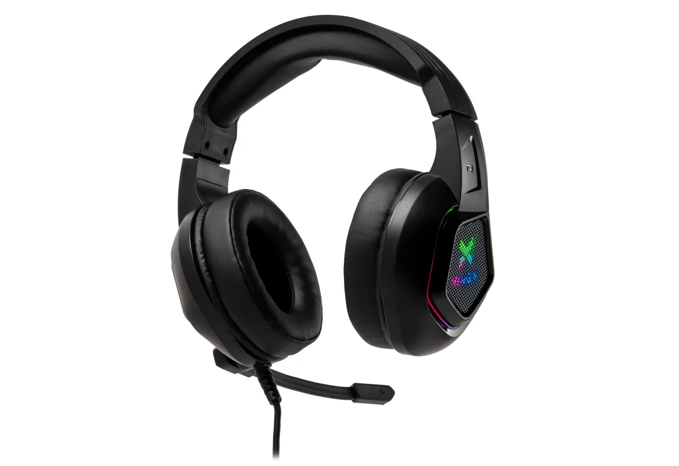 Навушники Vinga HSCU-160 Gaming LED Black (HSCU-160)