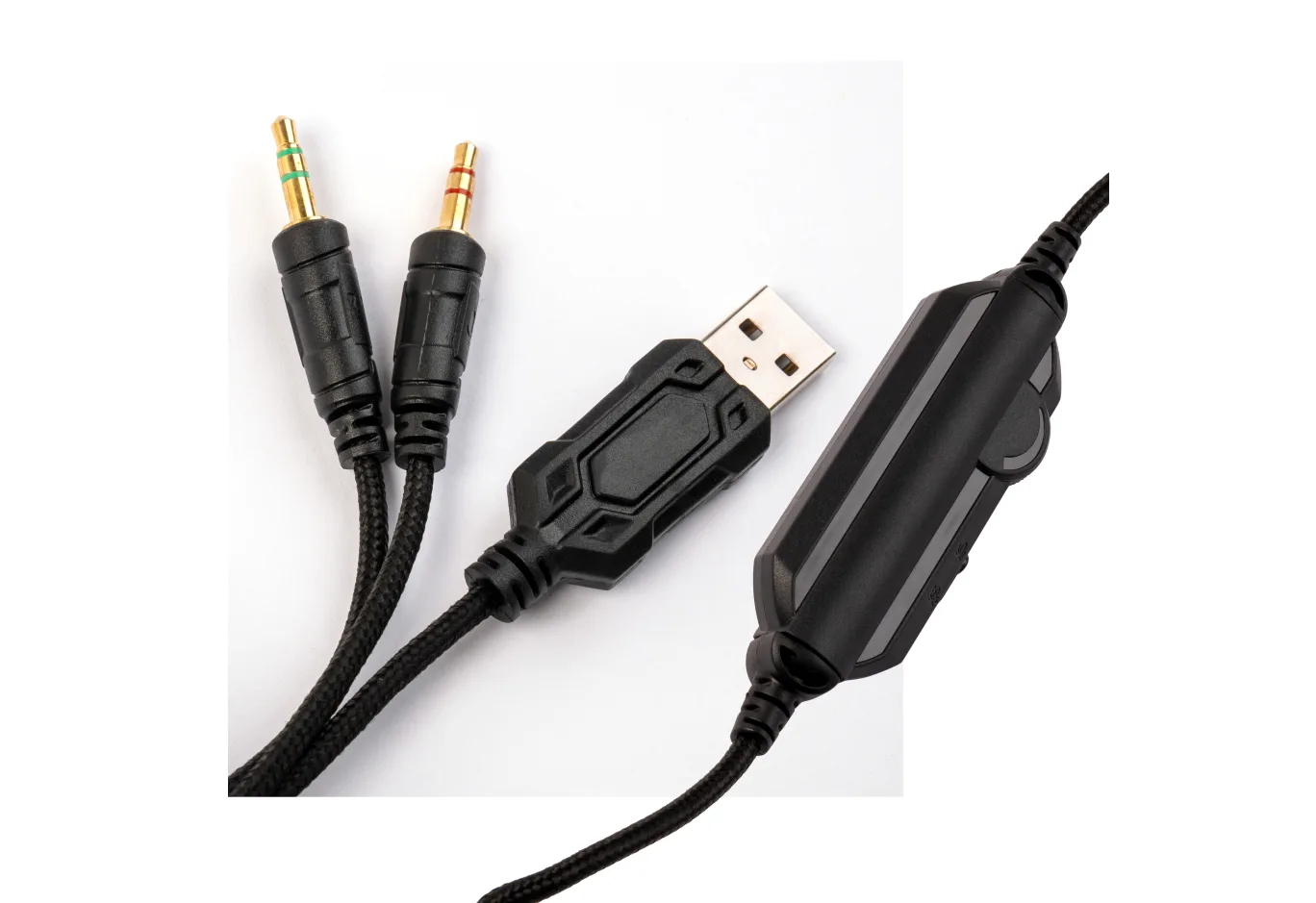 Навушники Vinga HSCU-160 Gaming LED Black (HSCU-160)
