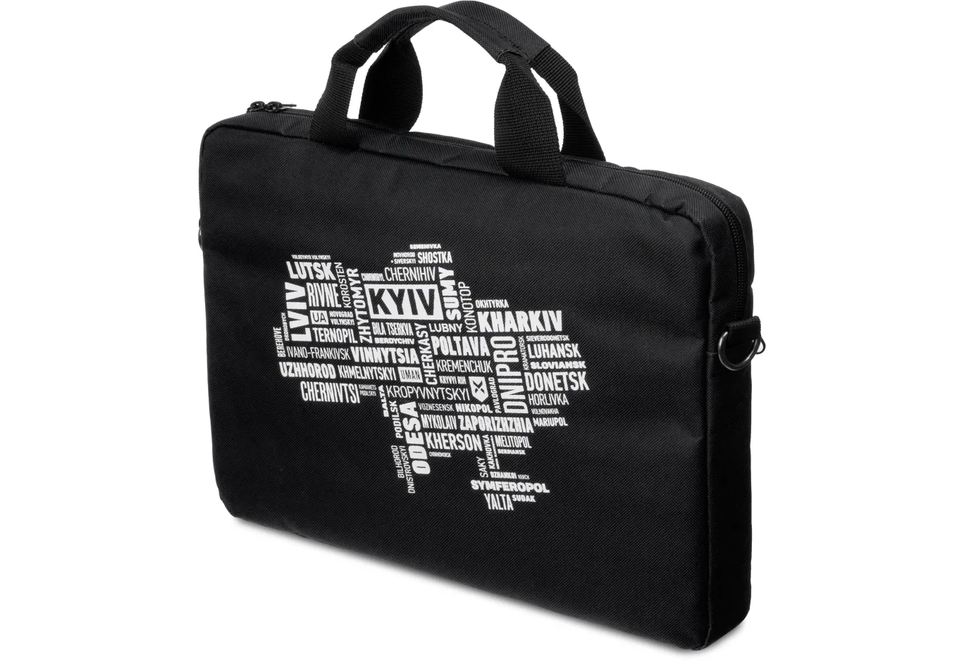 Сумка для ноутбука Vinga 15.6" NB1502 Black, white print (NB1502UWBK)