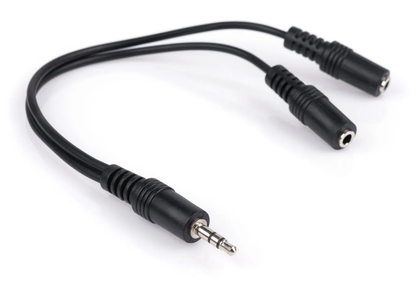 Adapter Jack 3.5mm M/2хF 0.2m Vinga (3.5STMF02-0.2)