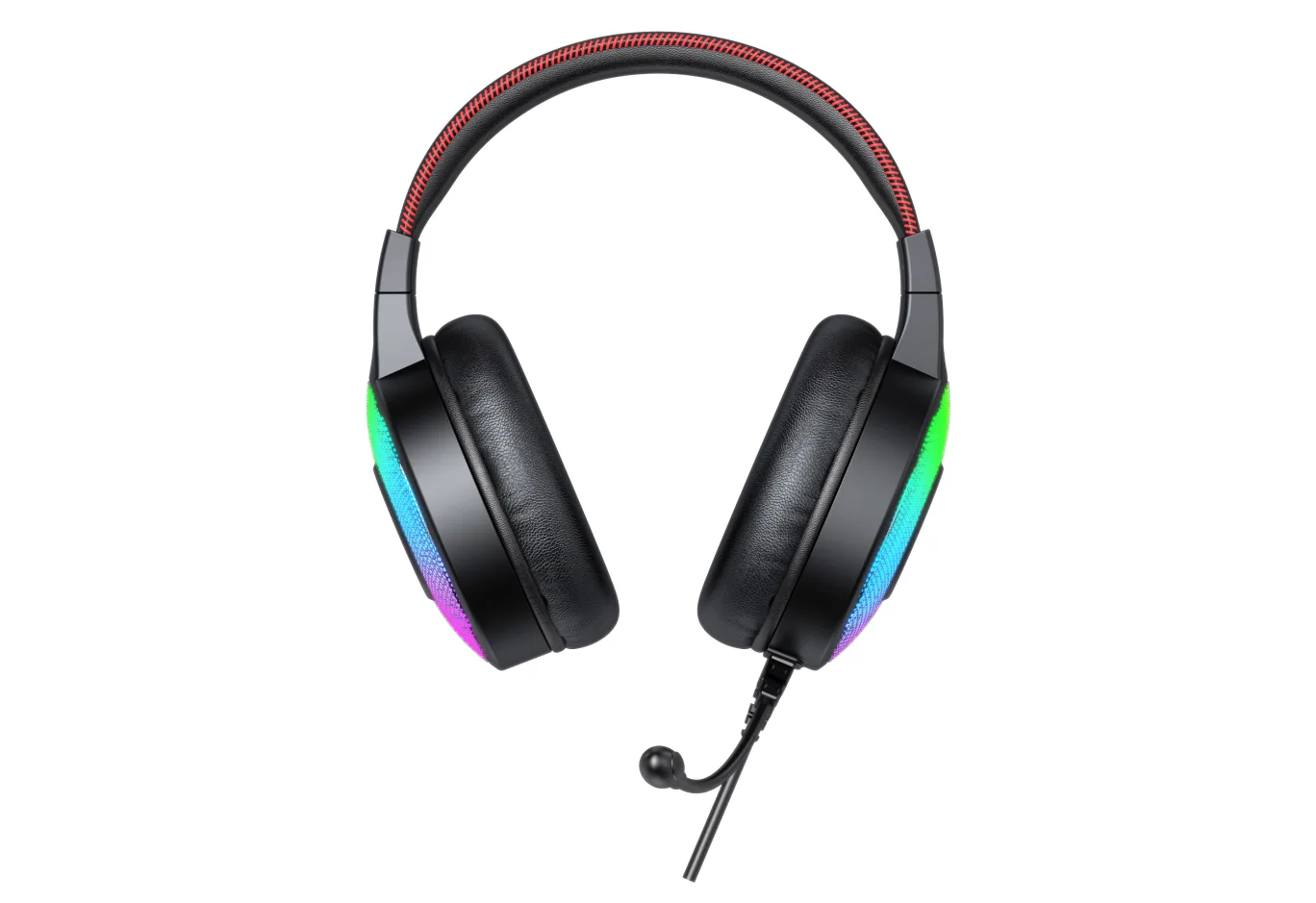 Навушники Vinga HSCU-100 Gaming LED Black (HSCU-100)