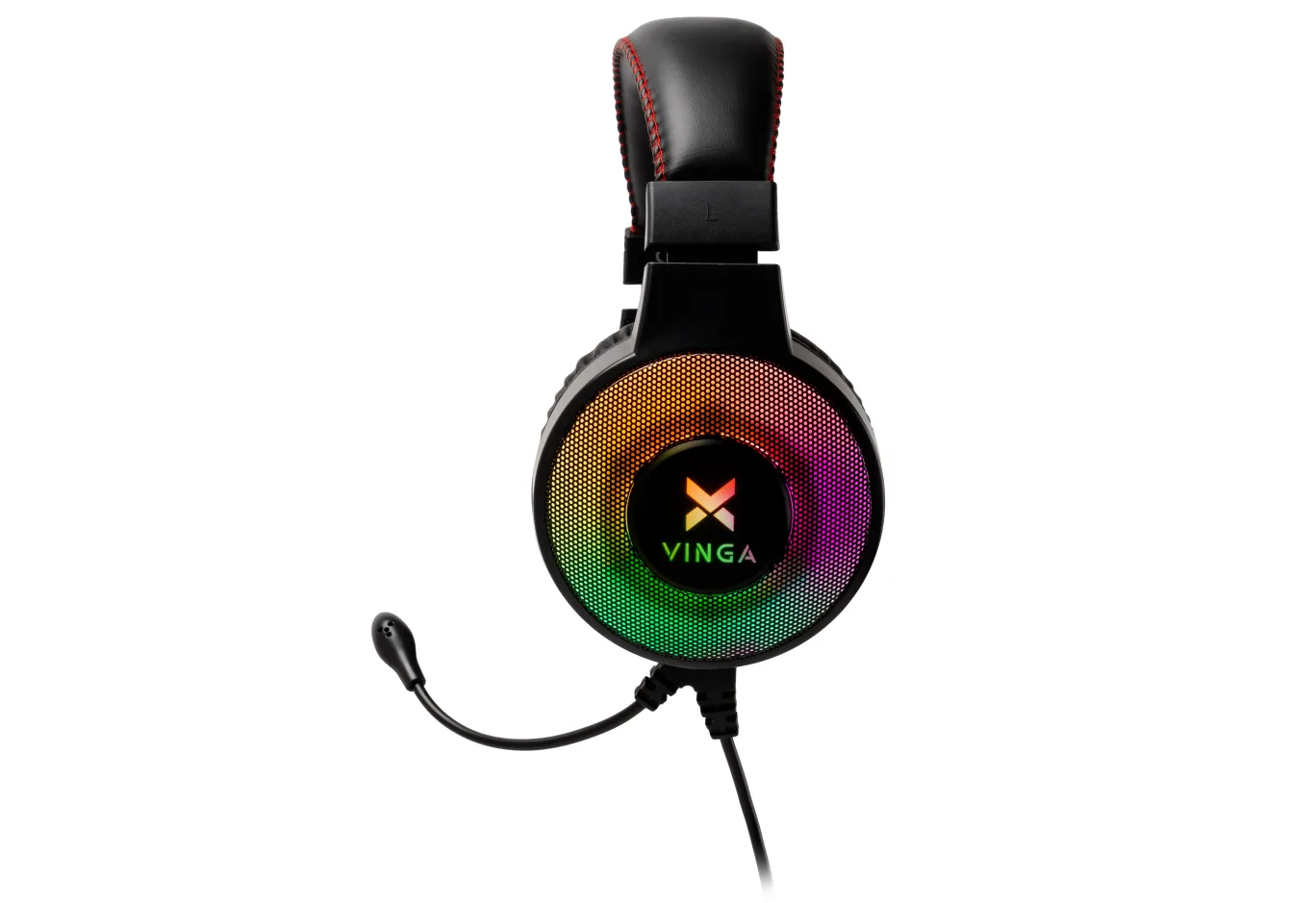 Навушники Vinga HSCU-100 Gaming LED Black (HSCU-100)