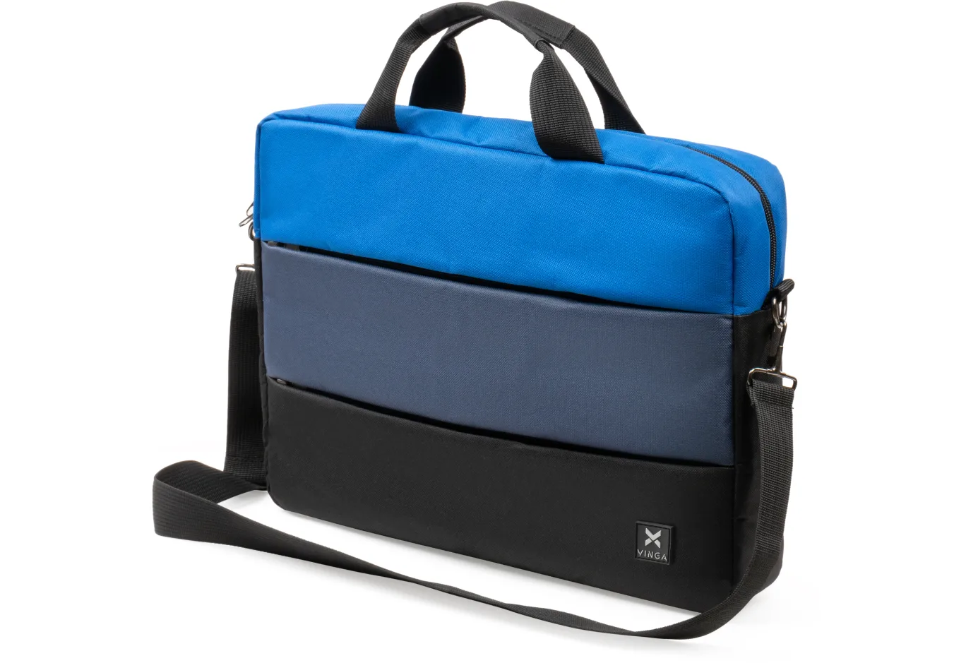 Сумка для ноутбука Vinga 15.6" NB1120 black/blue (NB1120BB)