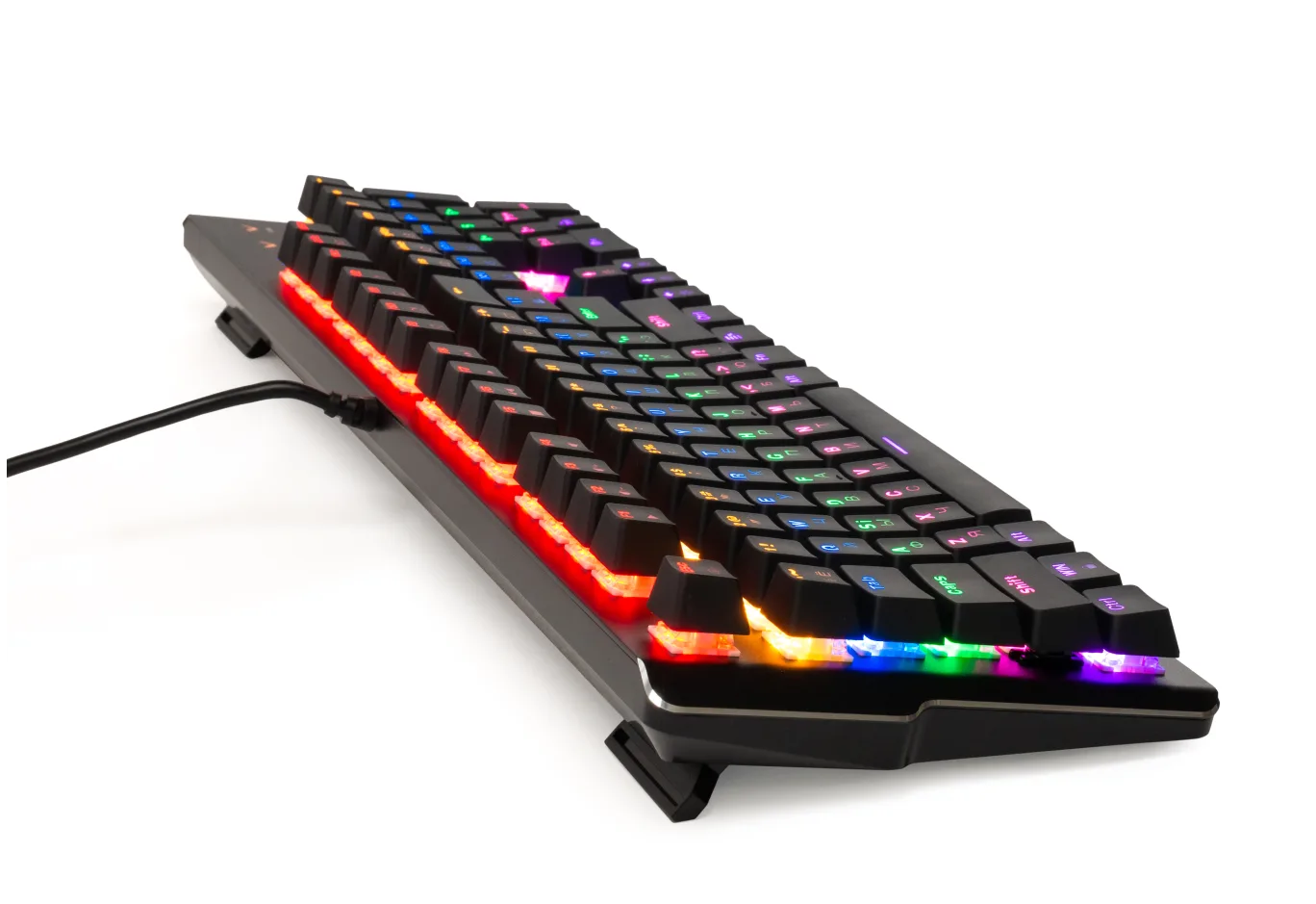 Keyboard Vinga KBGM160 LED Outemu Blue USB Black (KBGM160 Black)