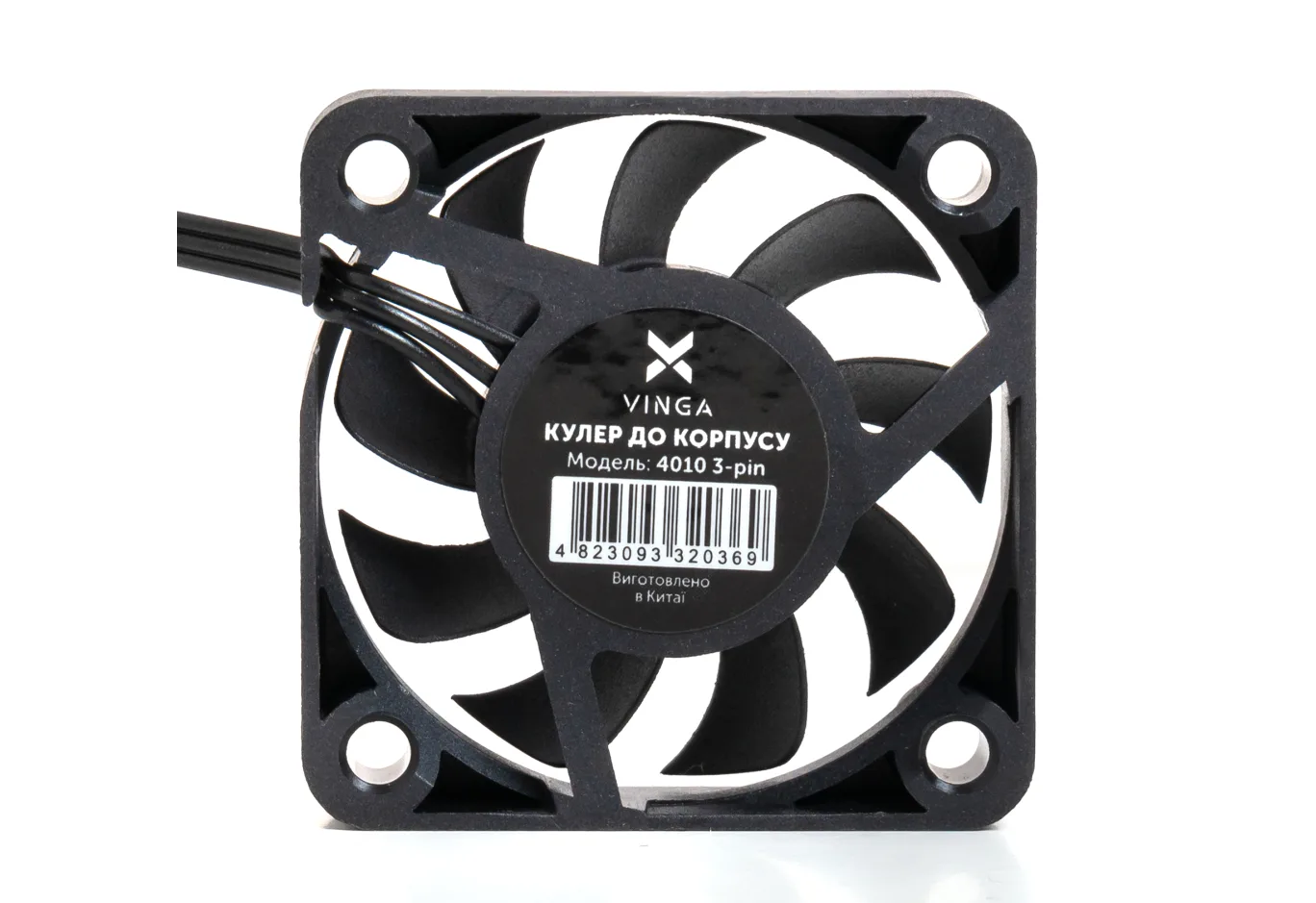 Кулер до корпусу Vinga 4010 3-pin ОЕМ