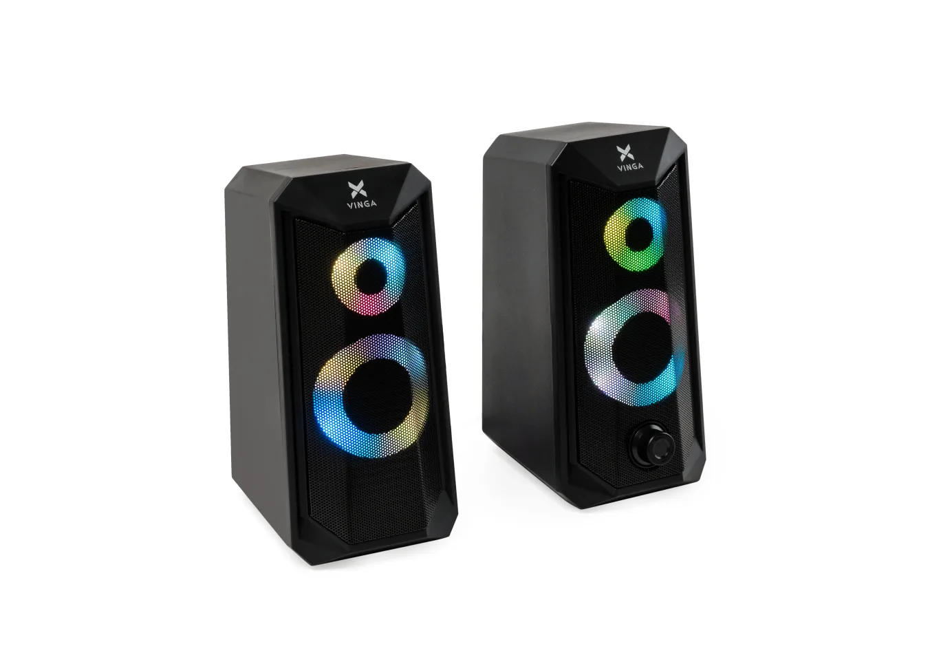 Acoustic system Vinga SP-200 LED USB Black