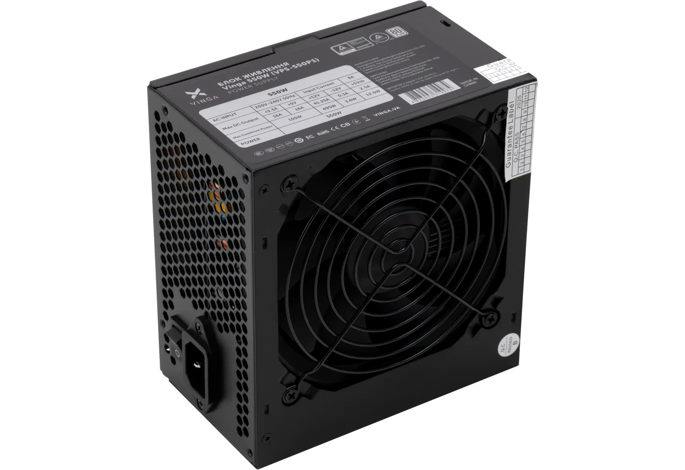 Power supply Vinga 550W ОЕМ (VPS-550P1)
