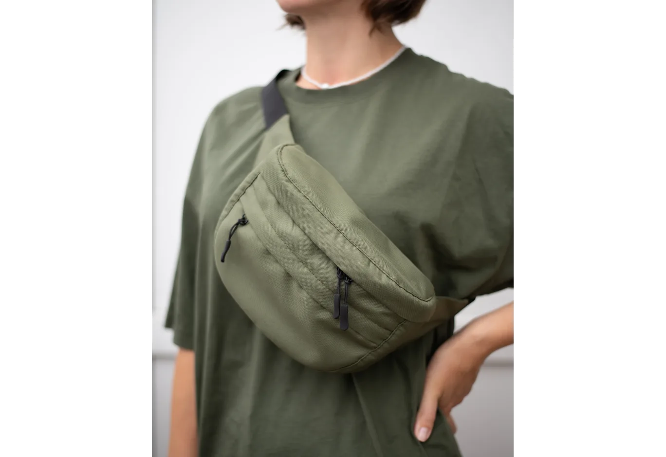 Belt bag Vinga BiG Olive, Oxford 600D (VBBO600OL)