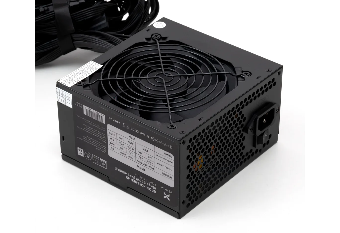 Power supply Vinga 650W ОЕМ (VPS-650P1)