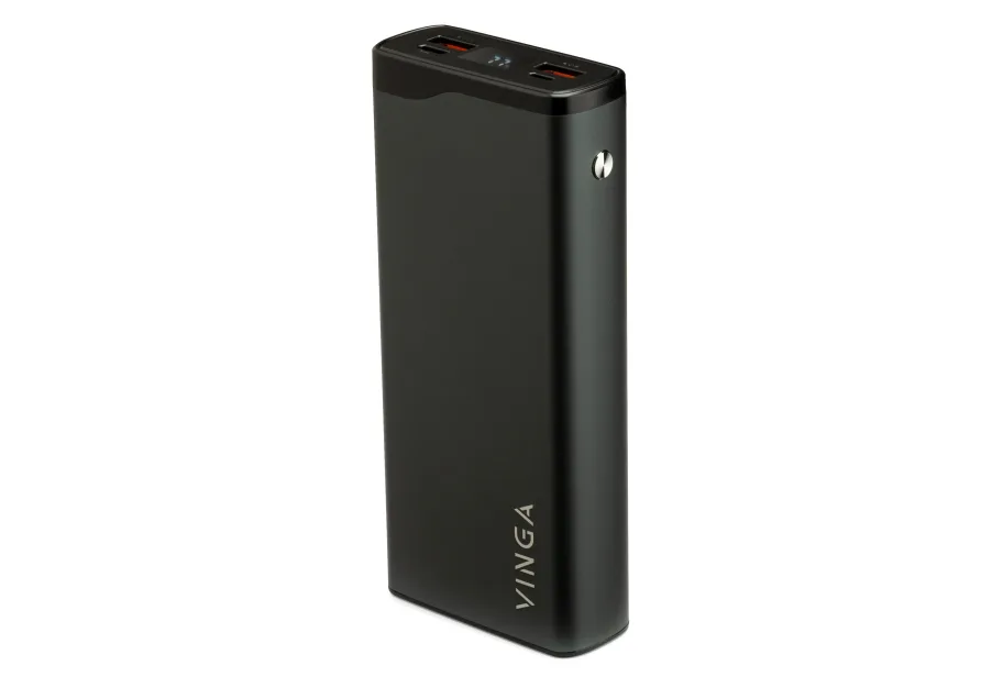 Universal Battery Vinga 20000 mAh QC3.0+PD 3 ports LCD metal (VPB2QPALD)