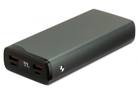 Батарея універсальна Vinga 20000 mAh QC3.0+PD 3 ports LCD metal (VPB2QPALD)