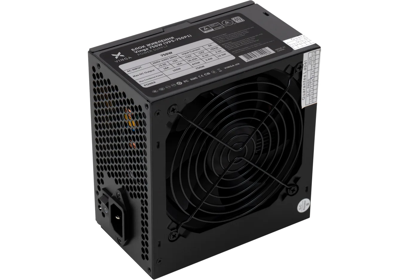 Блок живлення Vinga 750W ОЕМ (VPS-750P1)