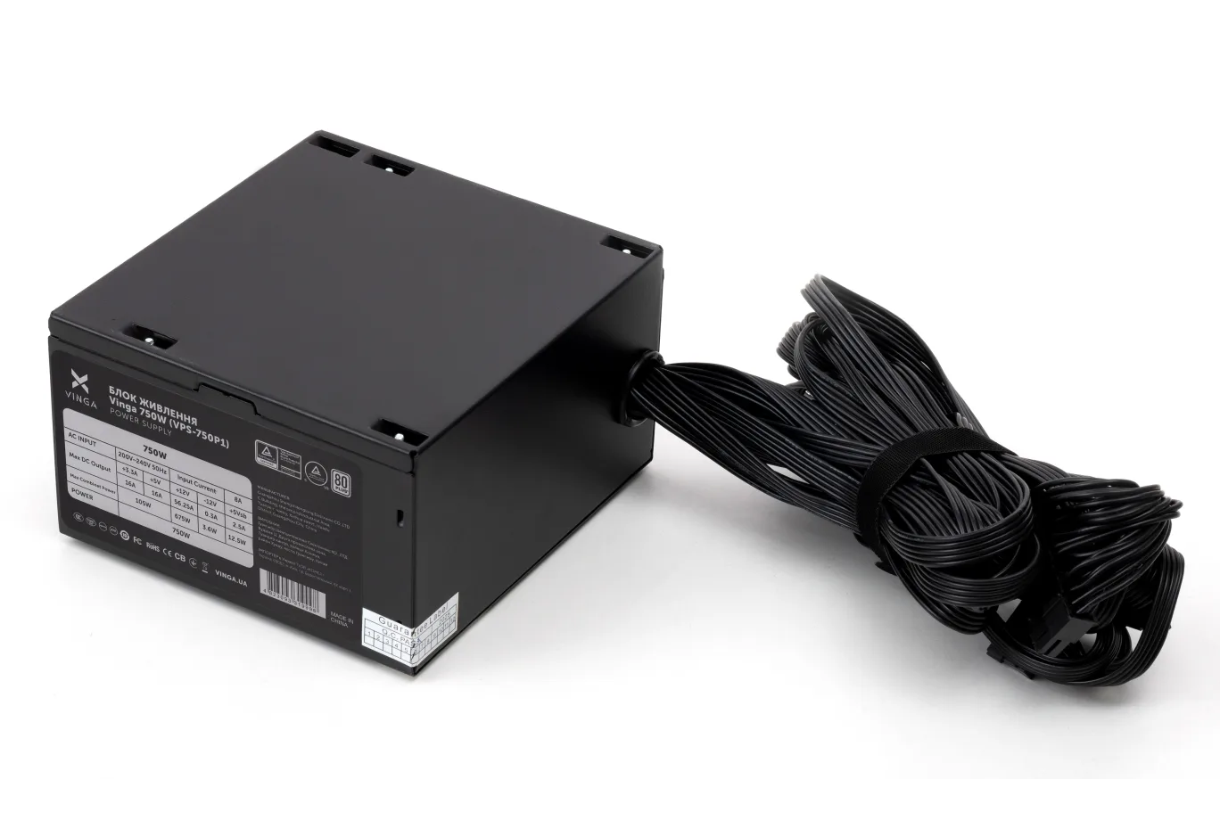 Блок живлення Vinga 750W ОЕМ (VPS-750P1)