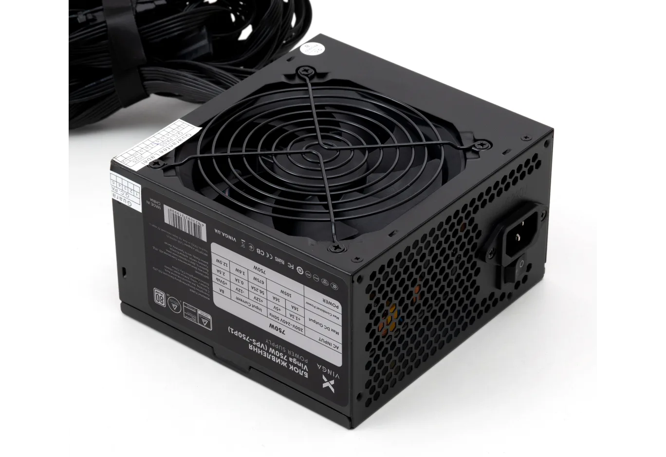 Блок живлення Vinga 750W ОЕМ (VPS-750P1)