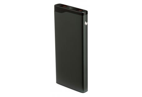 Батарея универсальная Vinga 10000 mAh QC3.0+PD 3 ports LCD metal (VPB1QPALD)