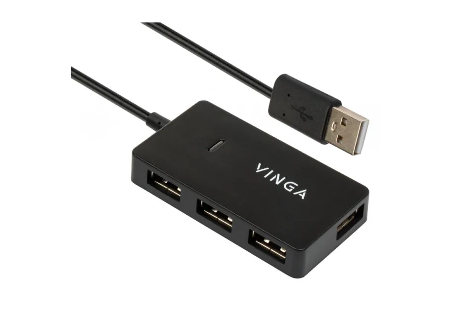 Концентратор Vinga USB2.0 to 4*USB2.0 HUB (VHA2A4N)