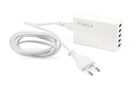 Зарядний пристрій Vinga M044 Smart Charge + QC3.0 (M044)