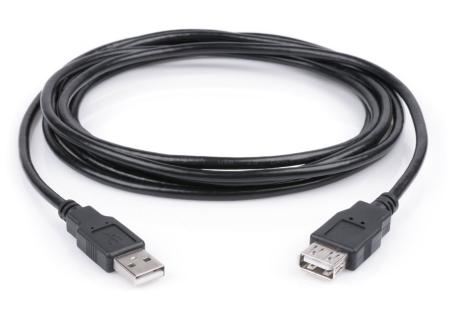 Дата кабель USB 2.0 AM/AF 1.5m Vinga (USBAMAF02-1.5)