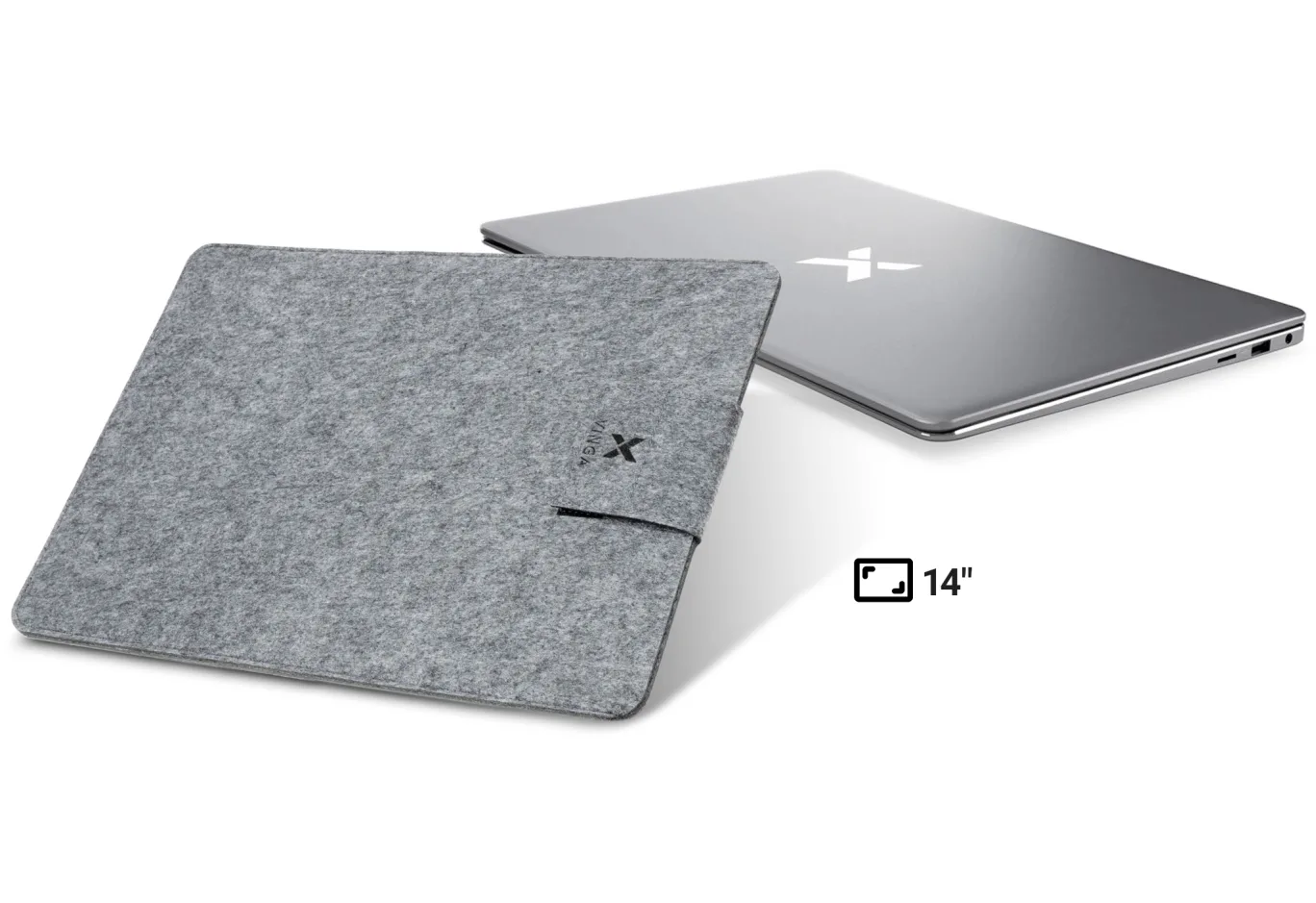 Laptop case Vinga 14" NSF140 Gray (NSF140GY)