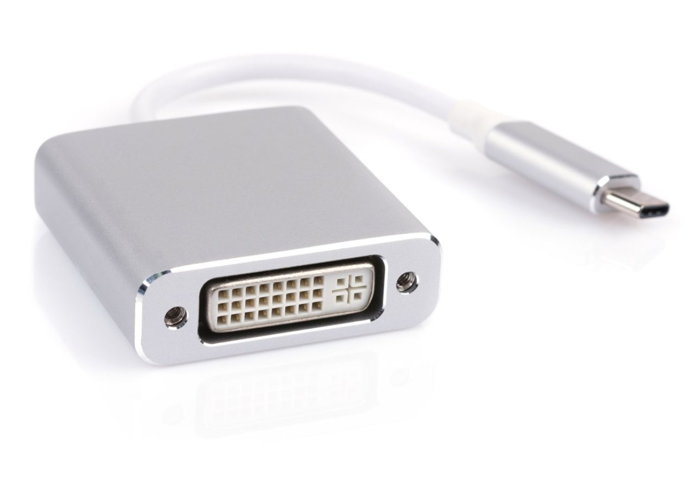 Перехідник Type-C Male to DVI 24+5 F 0.15m Vinga (USBCMDVI-01)
