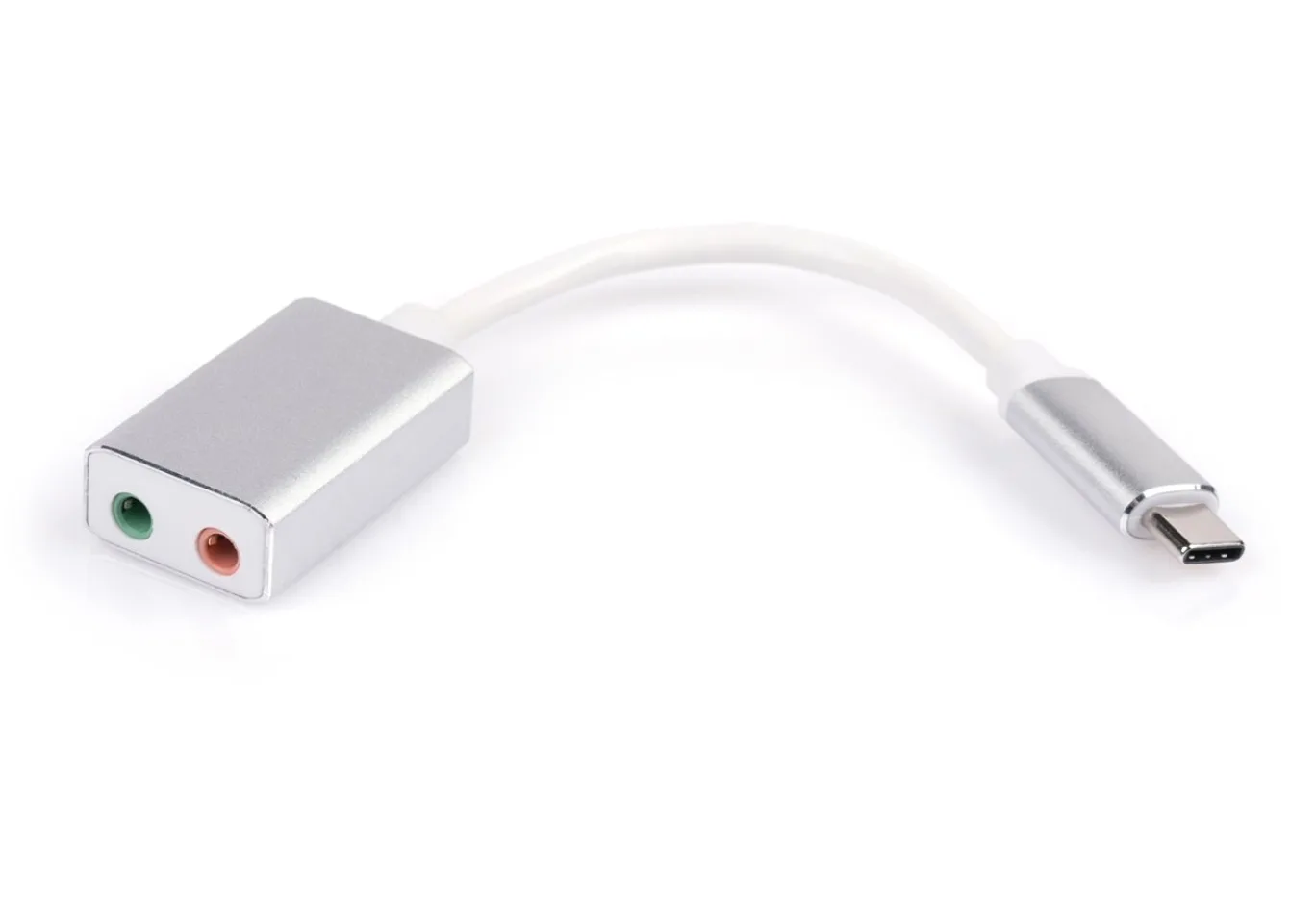 Adapter Type-C Male to Audio+mic cable 0.15m Vinga (USBCM3.5ST-01)