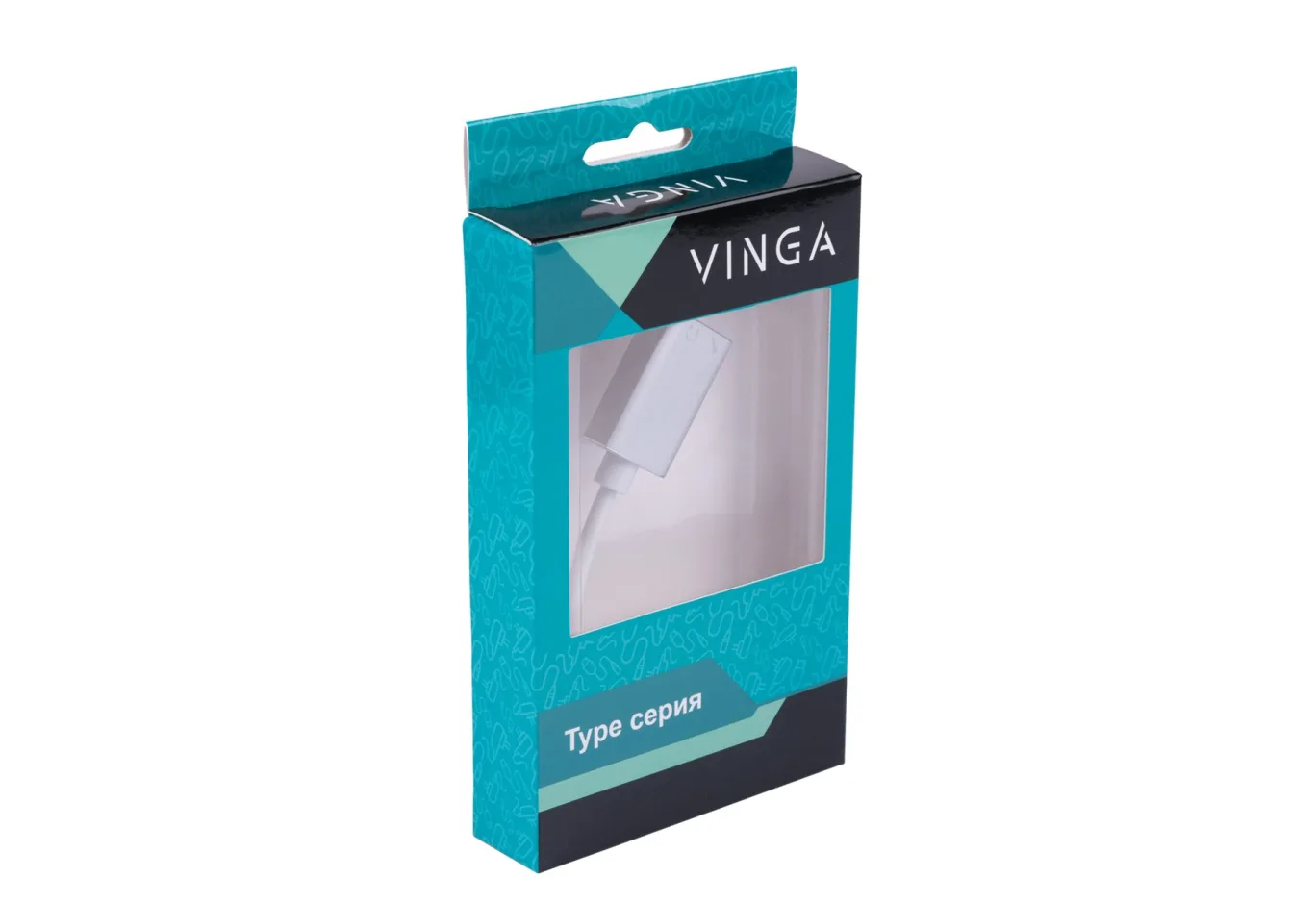 Adapter Type-C Male to Audio+mic cable 0.15m Vinga (USBCM3.5ST-01)