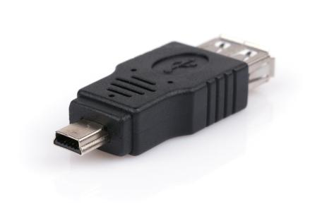 Переходник Vinga USB AF to Mini USB 5P (USBAF-02)