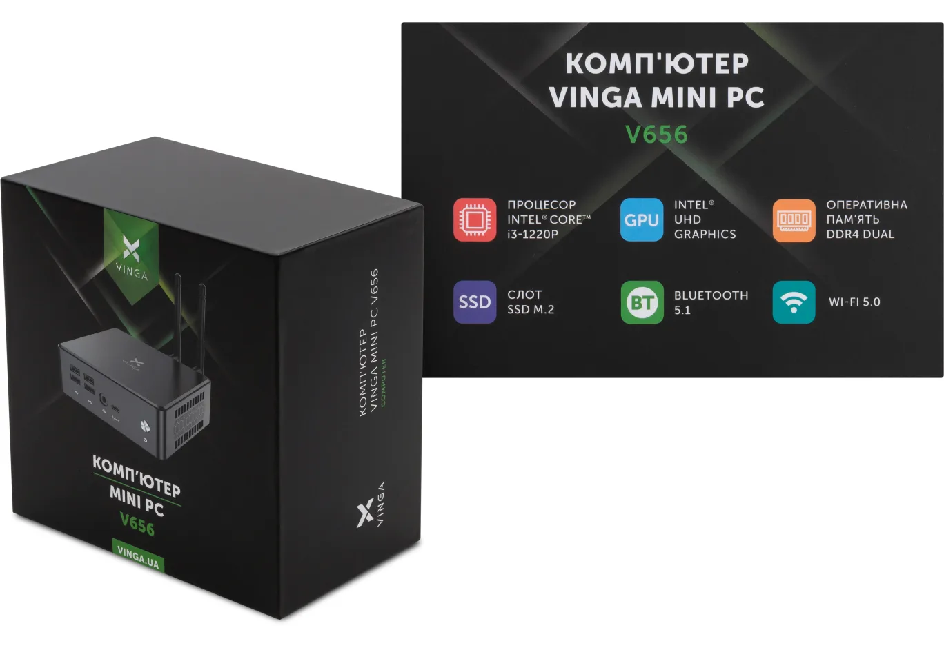 Комп'ютер Vinga Mini PC V656 (V6561220P.8512)