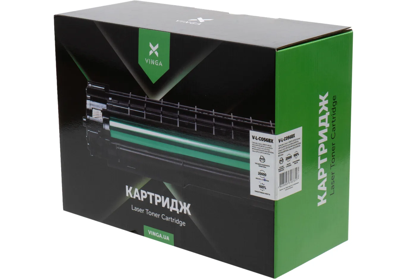 Cartridge Vinga CANON 056H Black 20K (V-L-C056BX)