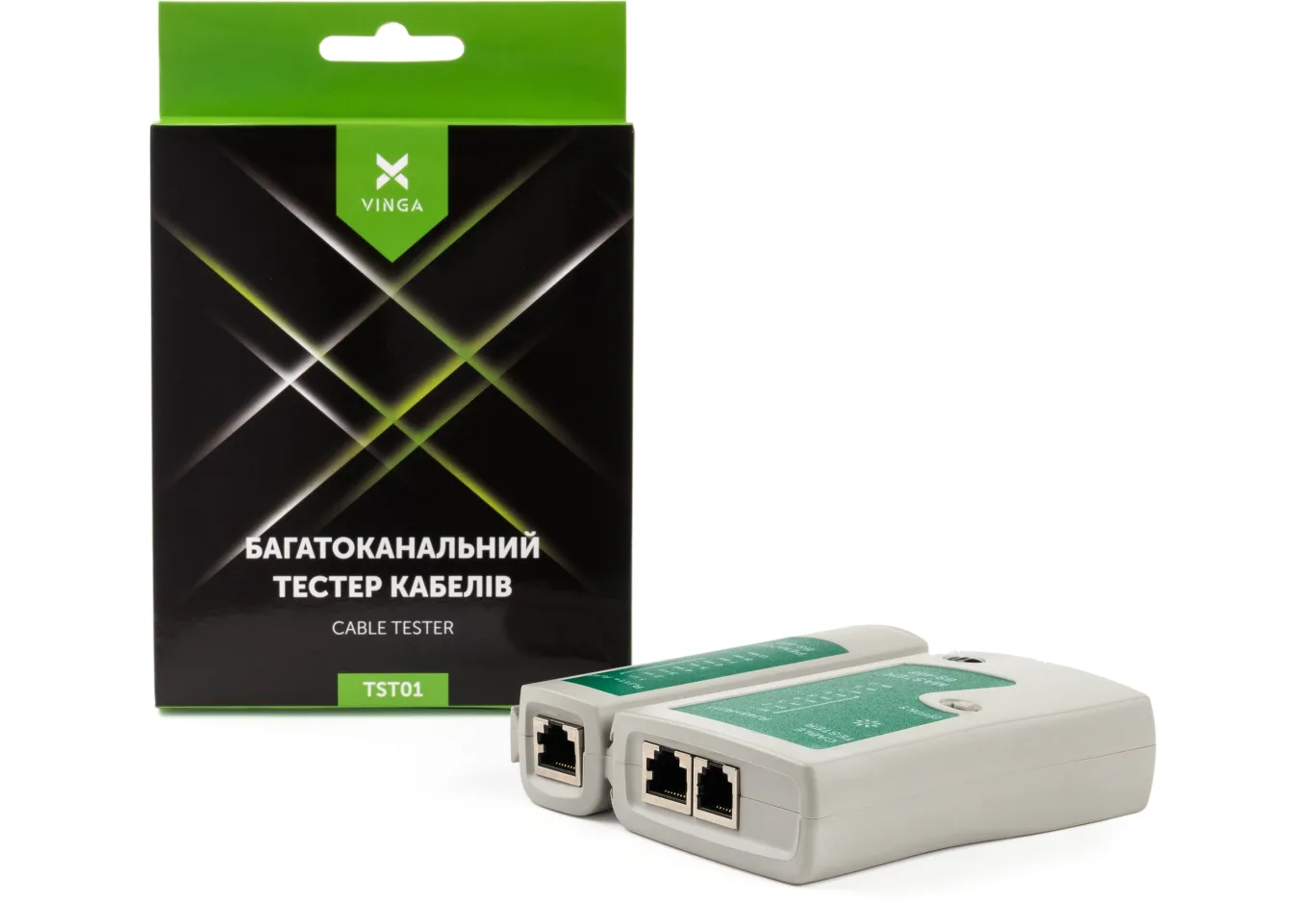 Тестер кабельний Vinga TST01