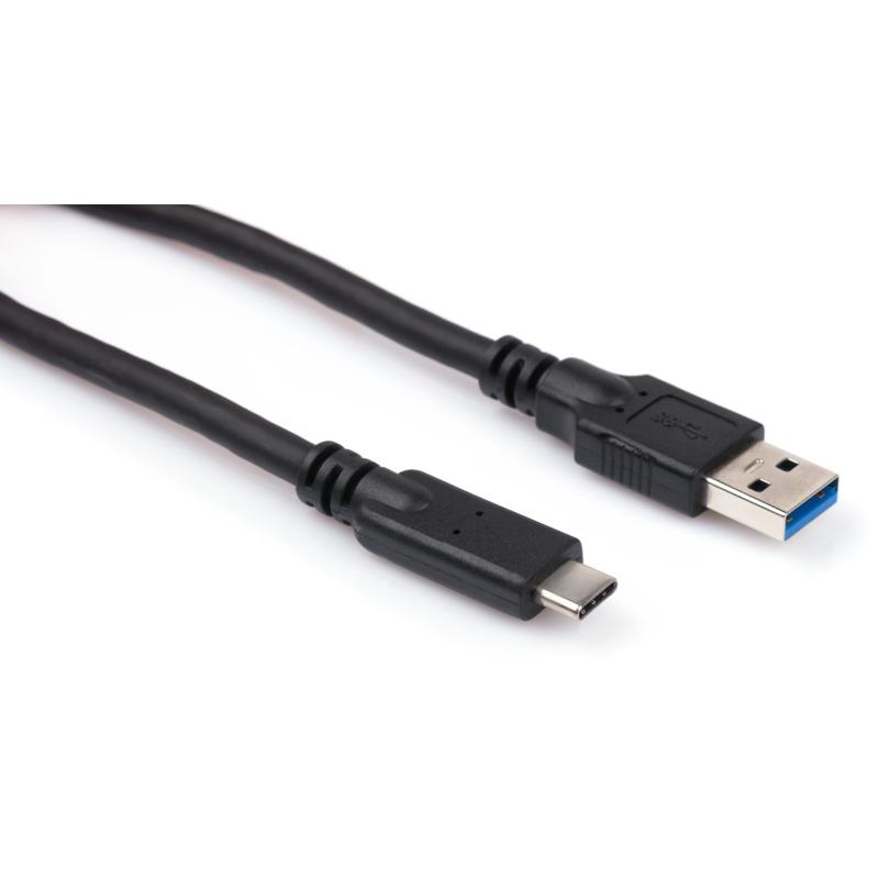 Дата кабель USB 3.0 AM to USB-C 1.0m 3A Vinga (USBAMCM01-1.0)