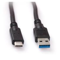 Дата кабель USB 3.0 AM to USB-C 1.0m 3A Vinga (USBAMCM01-1.0)