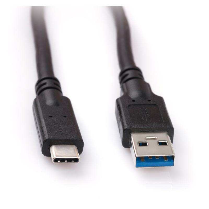 Дата кабель USB 3.0 AM to USB-C 1.0m 3A Vinga (USBAMCM01-1.0)