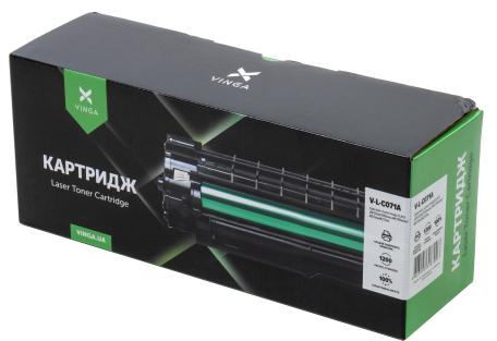 Картридж Vinga CANON 071 Black 1.2K (V-L-C071A)